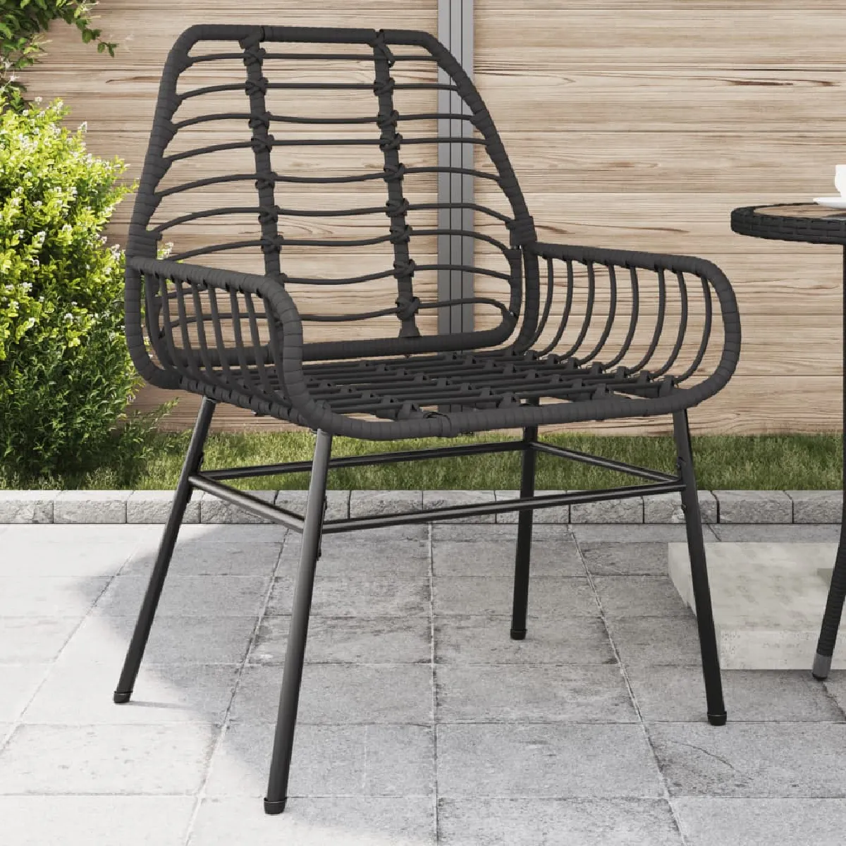 VidaXL Chaises de jardin - Résine tressée