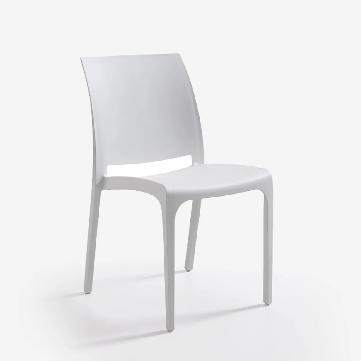 Carrefour Chaise de jardin Roma - Blanc Carrefour Chaise de jardin Roma - Blanc