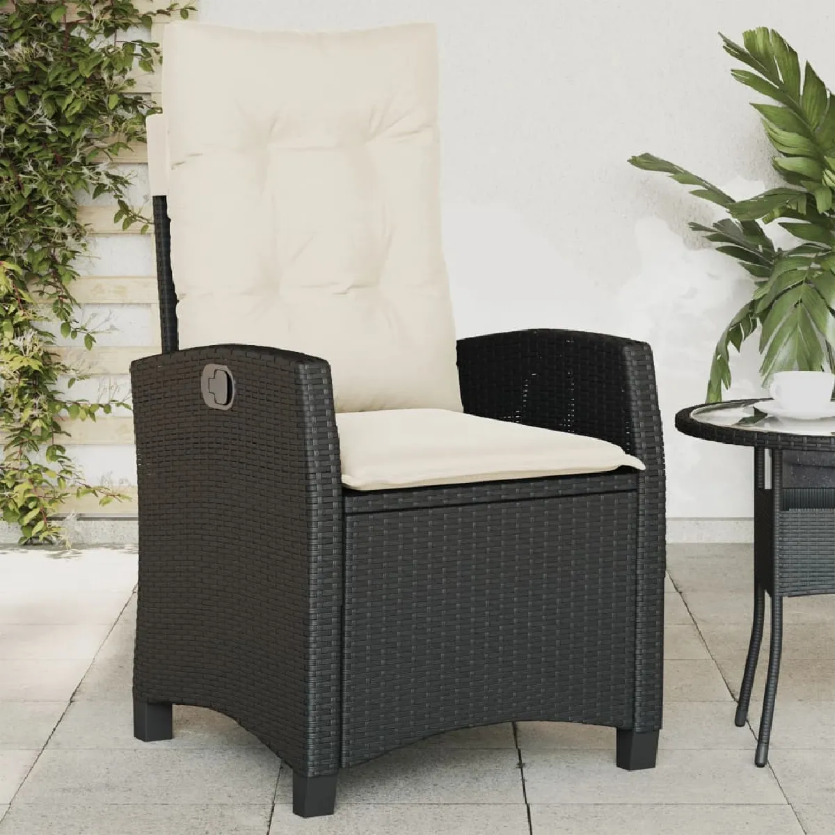 vidaXL Chaise de jardin inclinable