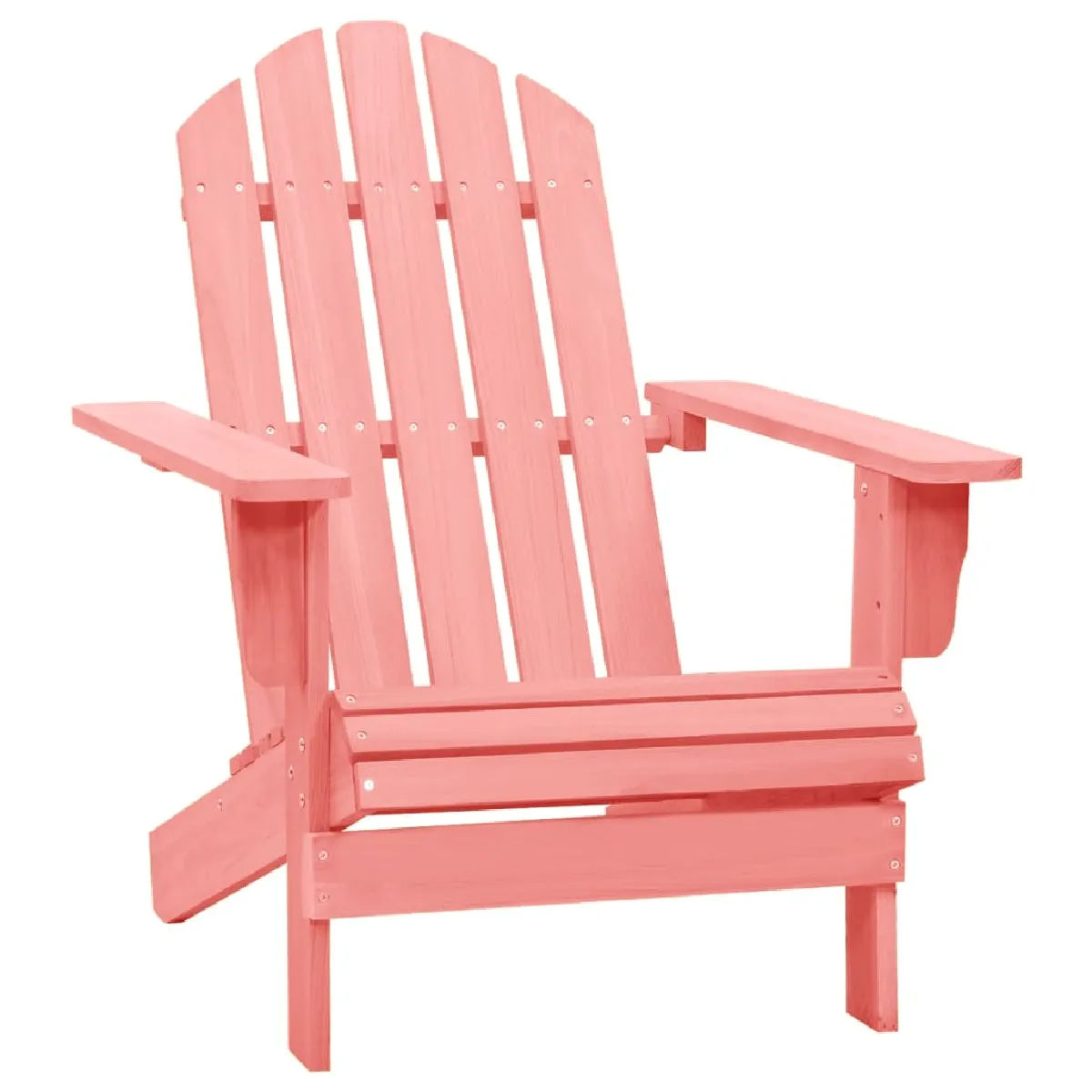 vidaXL Chaise de jardin Adirondack - Bois Rose