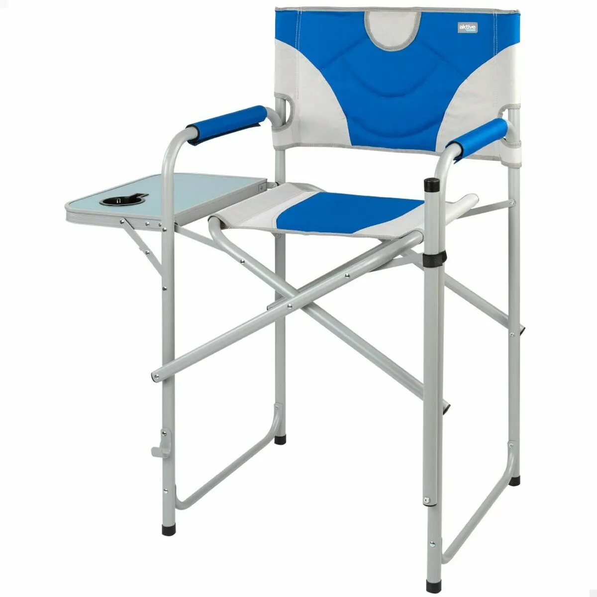 Aktive Chaise de camping pliante - Bleu Aktive Chaise de camping pliante - Bleu