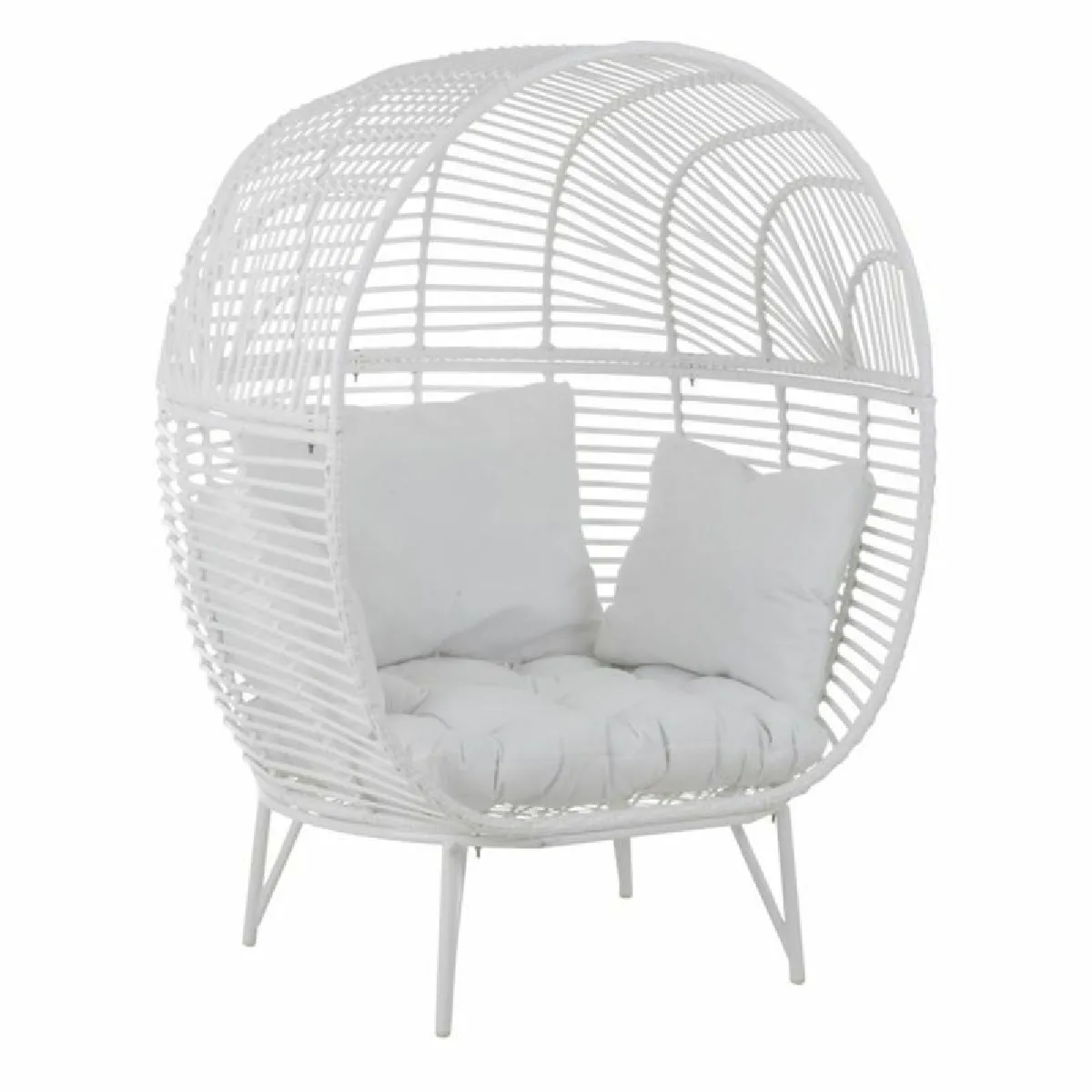Paris prix fauteuil de jardin ovale - Blanc