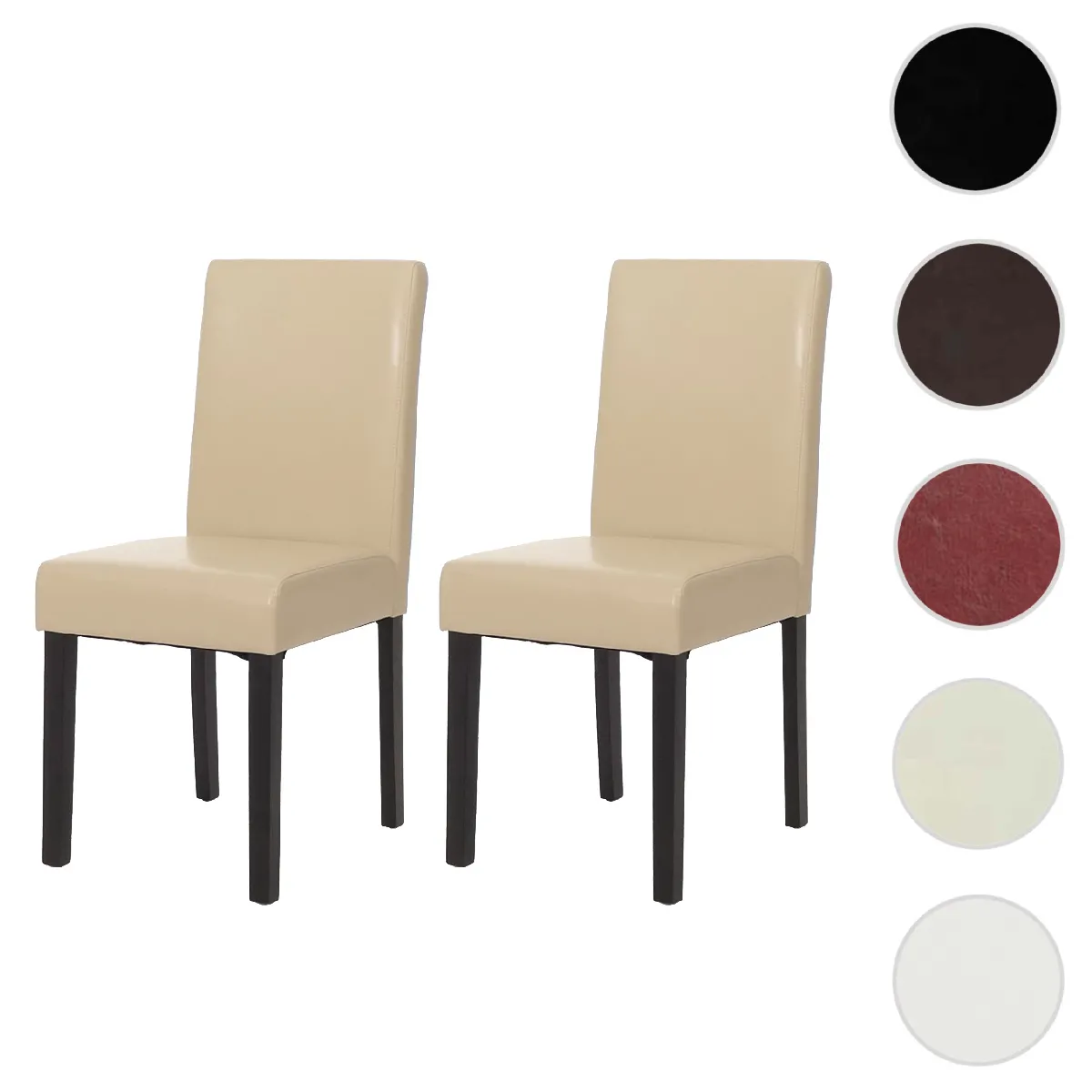 Mendler Littau Chaises - Crème