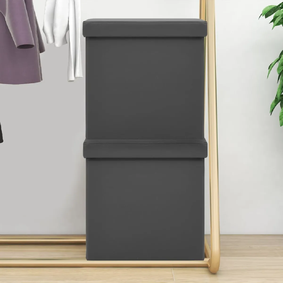 vidaXL Tabourets pliables