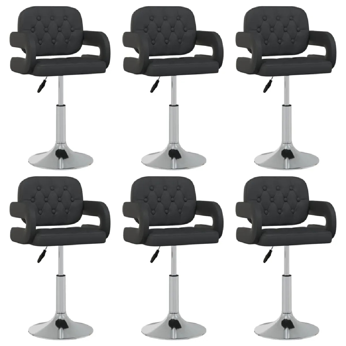 vidaXL Chaises pivotantes à manger - vue 5