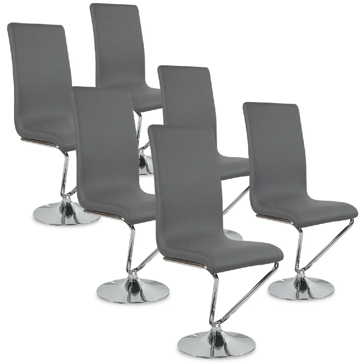 Lot 6 Chaises Design Colami