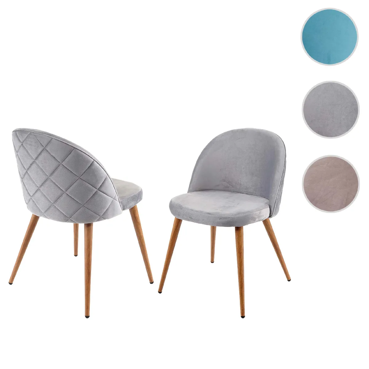 Mendler HWC-D53 - 2 Chaises de Salle à Manger