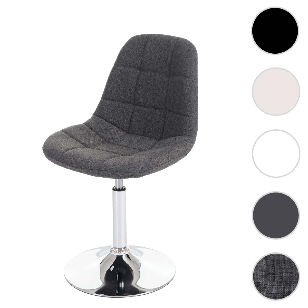 Mendler Chaise pivotante HWC A60