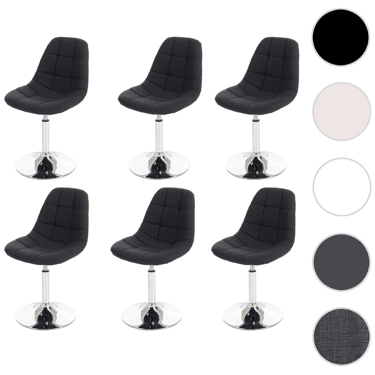 Mendler Gris Chaises Cascina - Foncé