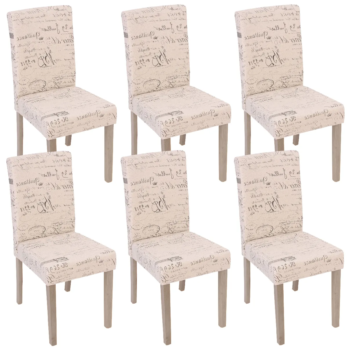 Mendler Chaises De Séjour Littau - Crème