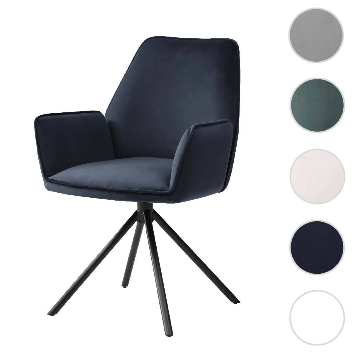 Mendler Chaise HWC-G67 Pivotante Mendler Chaise HWC-G67 Pivotante