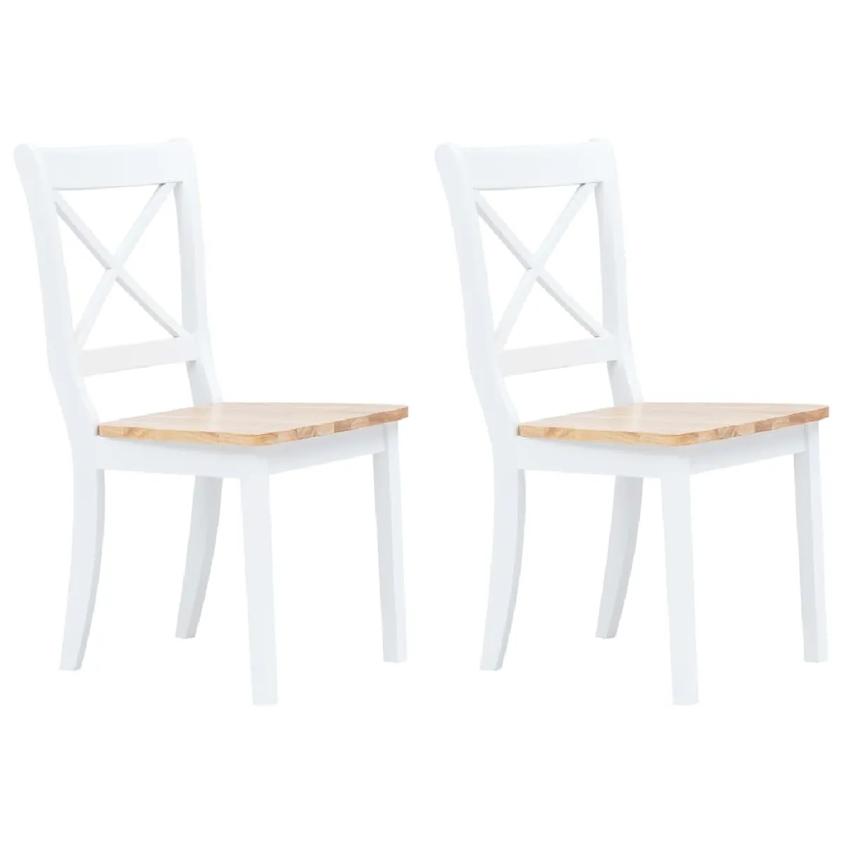 VidaXL Chaises Lot de 6 Bois