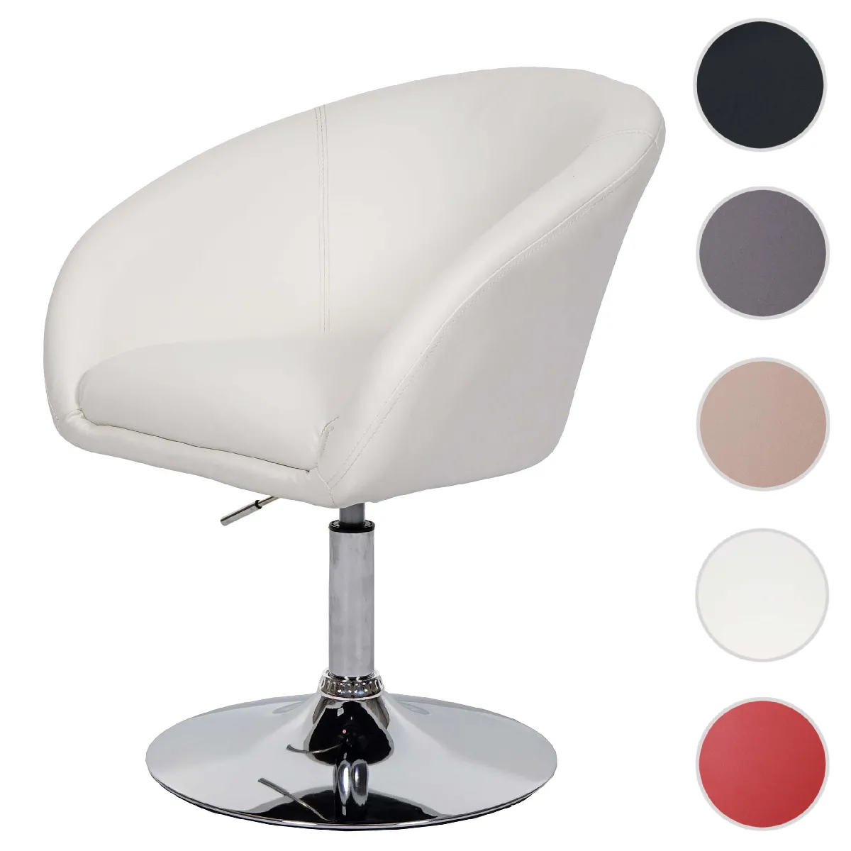 Mendler Blanc Chaise De Salle À Manger