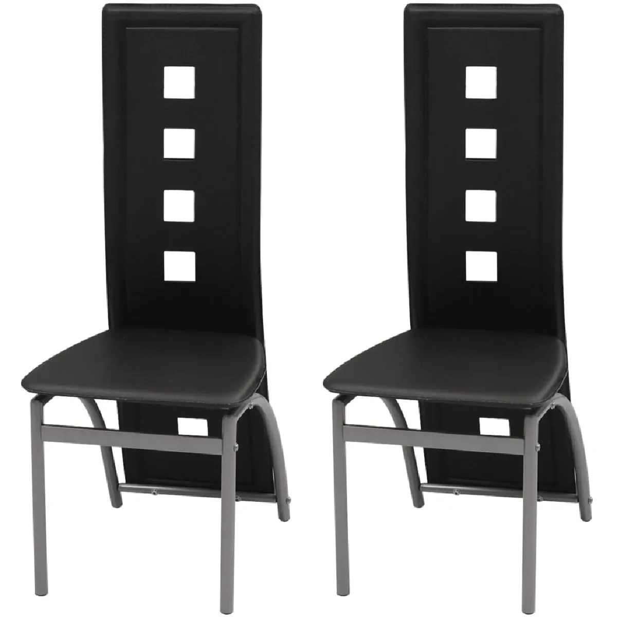 VidaXL Chaises similicuir - vue 2