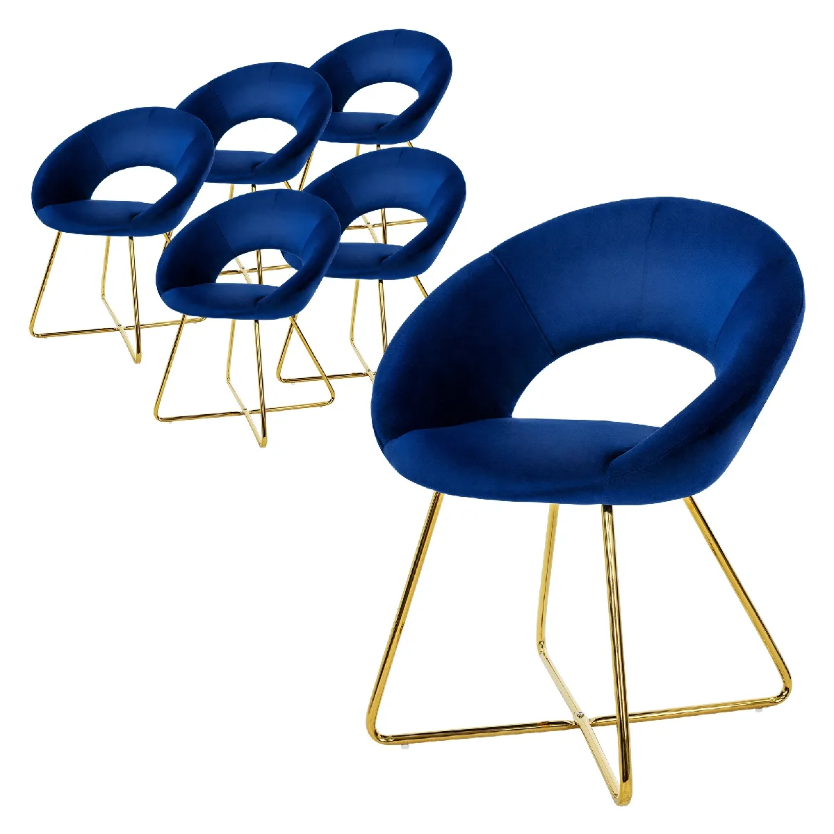 ML Design Chaises Velours - vue 3