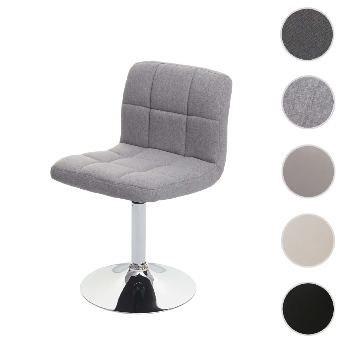 Mendler Kavala Chaise - Gris clair Mendler Kavala Chaise - Gris clair