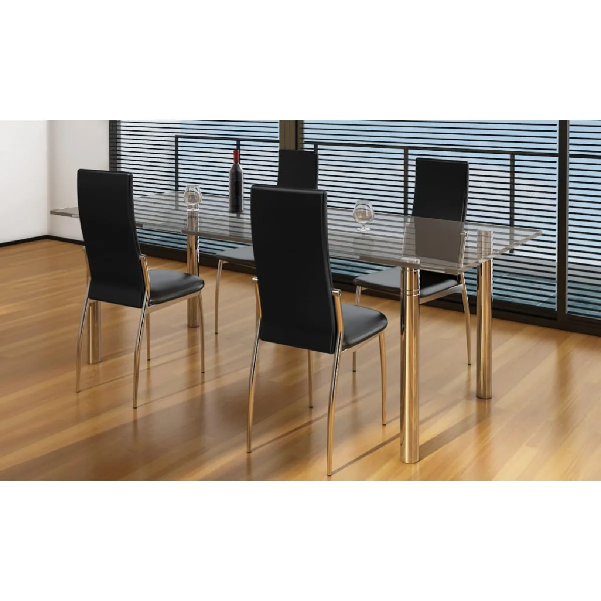 vidaXL Chaises à manger - vue 7