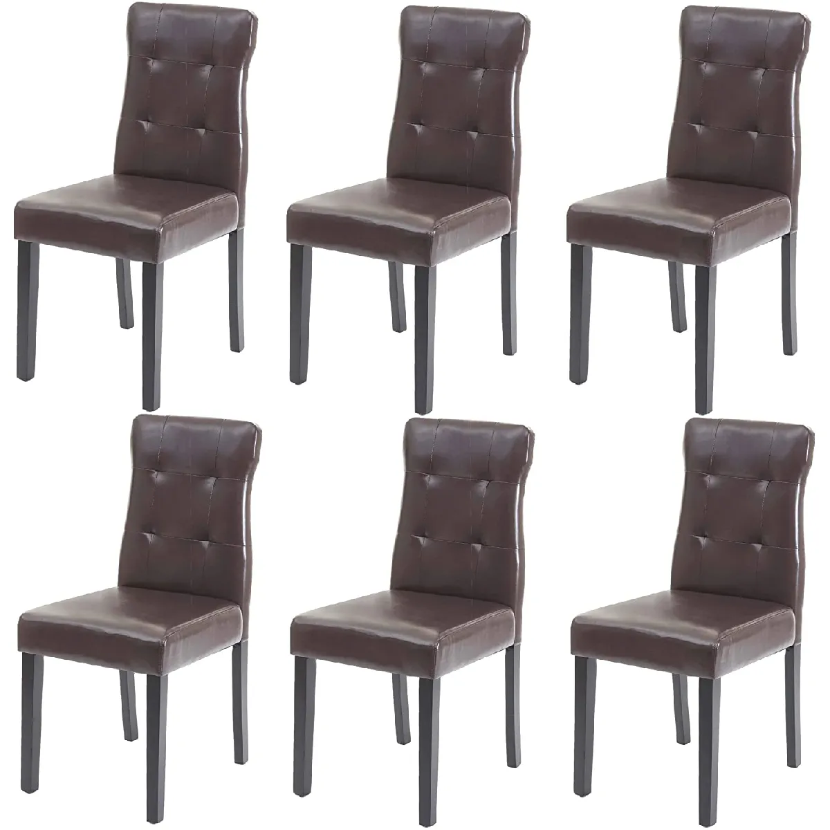 Decoshop26 Chaises Lot de 2 - vue 1