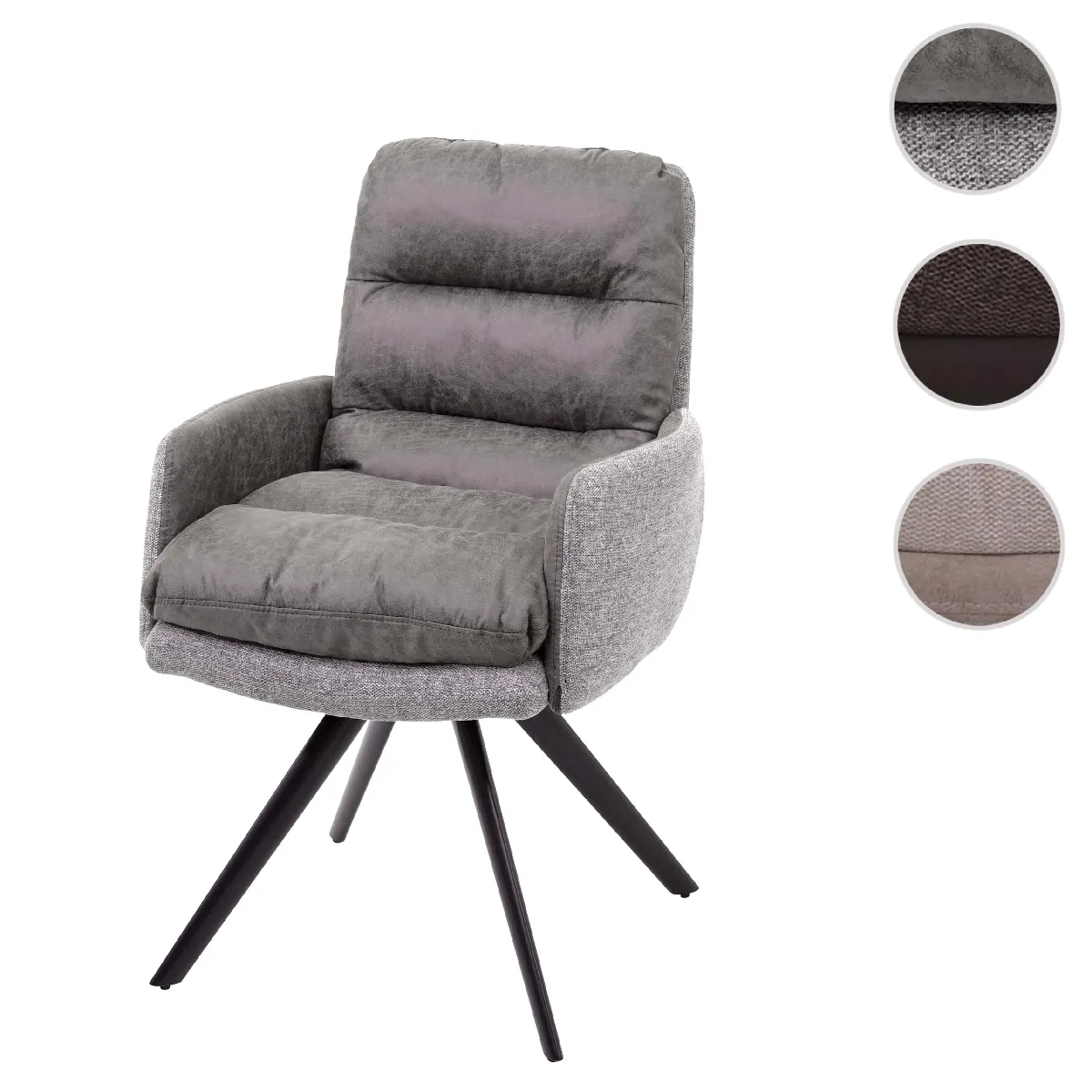 Mendler Chaise de salle à manger HWC-G66 Mendler Chaise de salle à manger HWC-G66