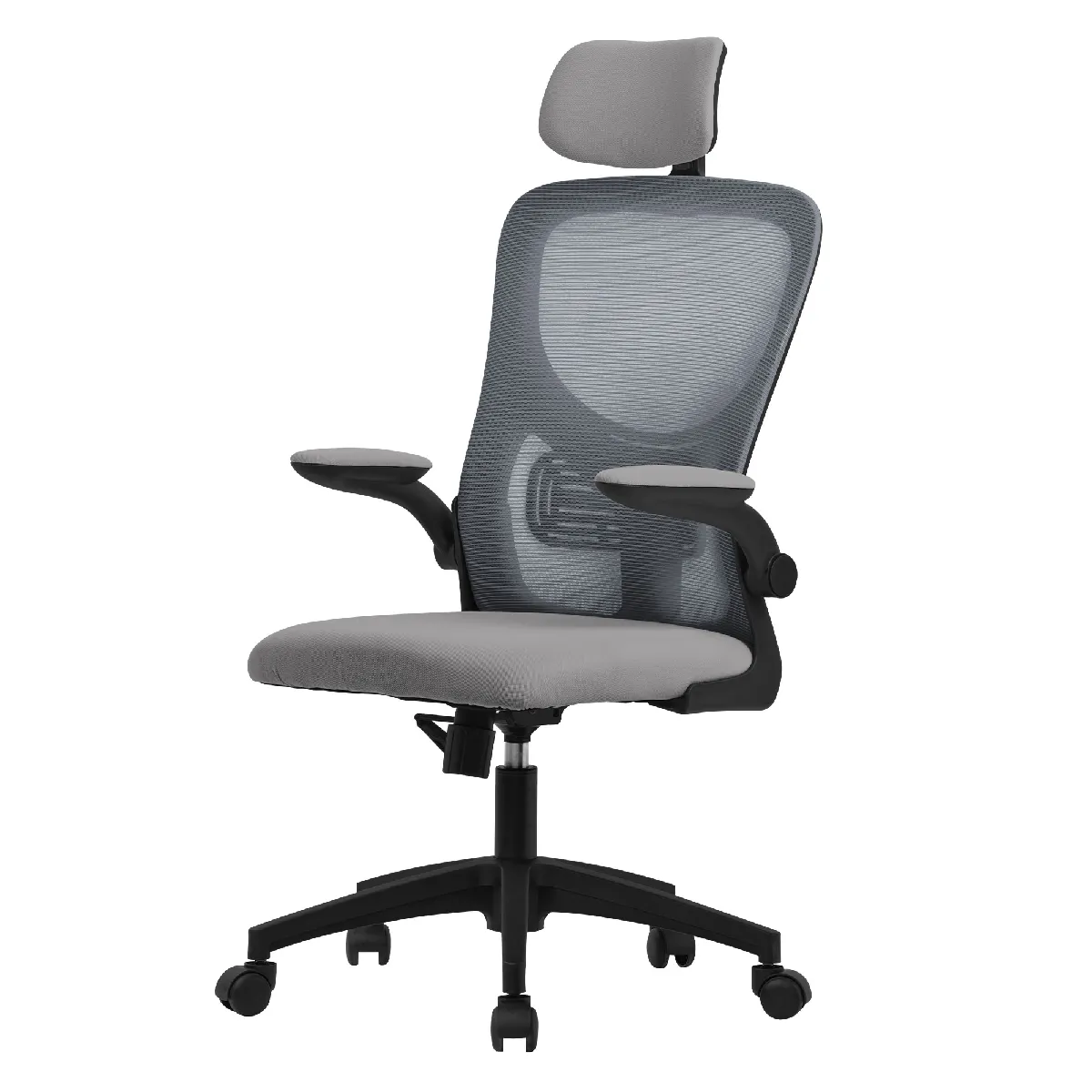Ml-Design Gris - Chaise Ergonomique