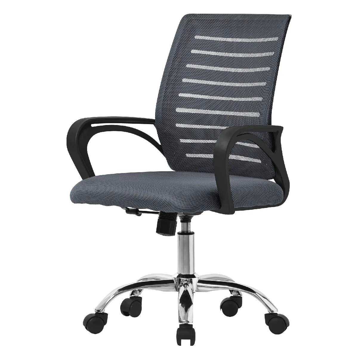 ML-Design Chaise de bureau gaming - Gris