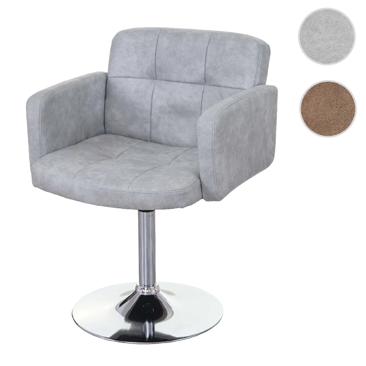 Mendler Chaise Orlando Pivotante - Gris Vintage Mendler Chaise Orlando Pivotante - Gris Vintage