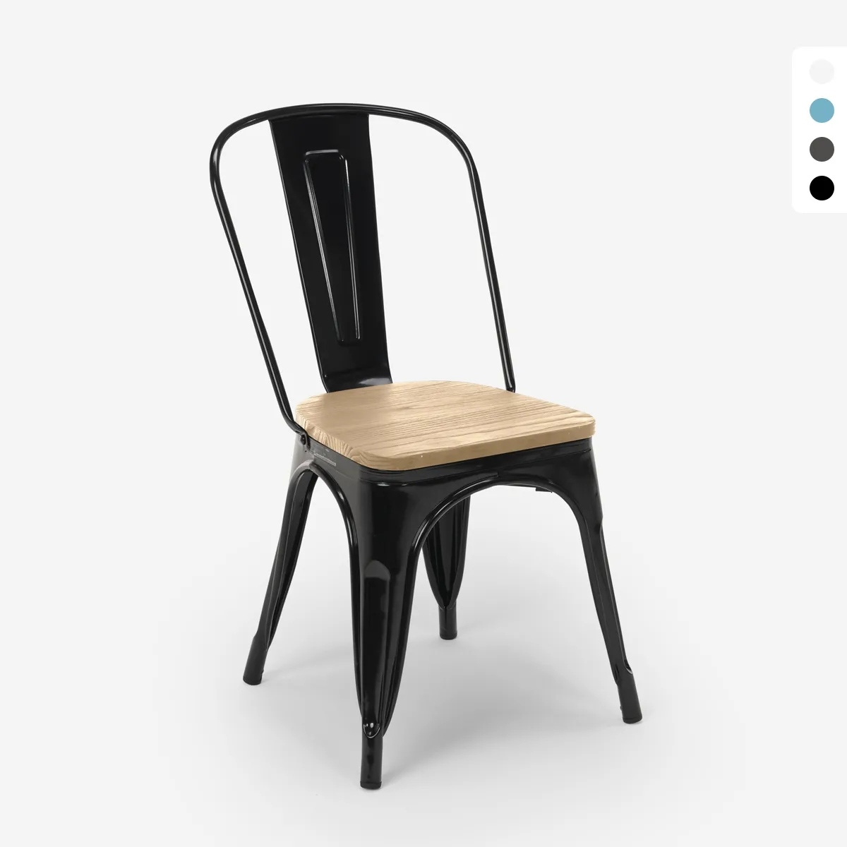 AHD Steel Wood Light - Noir