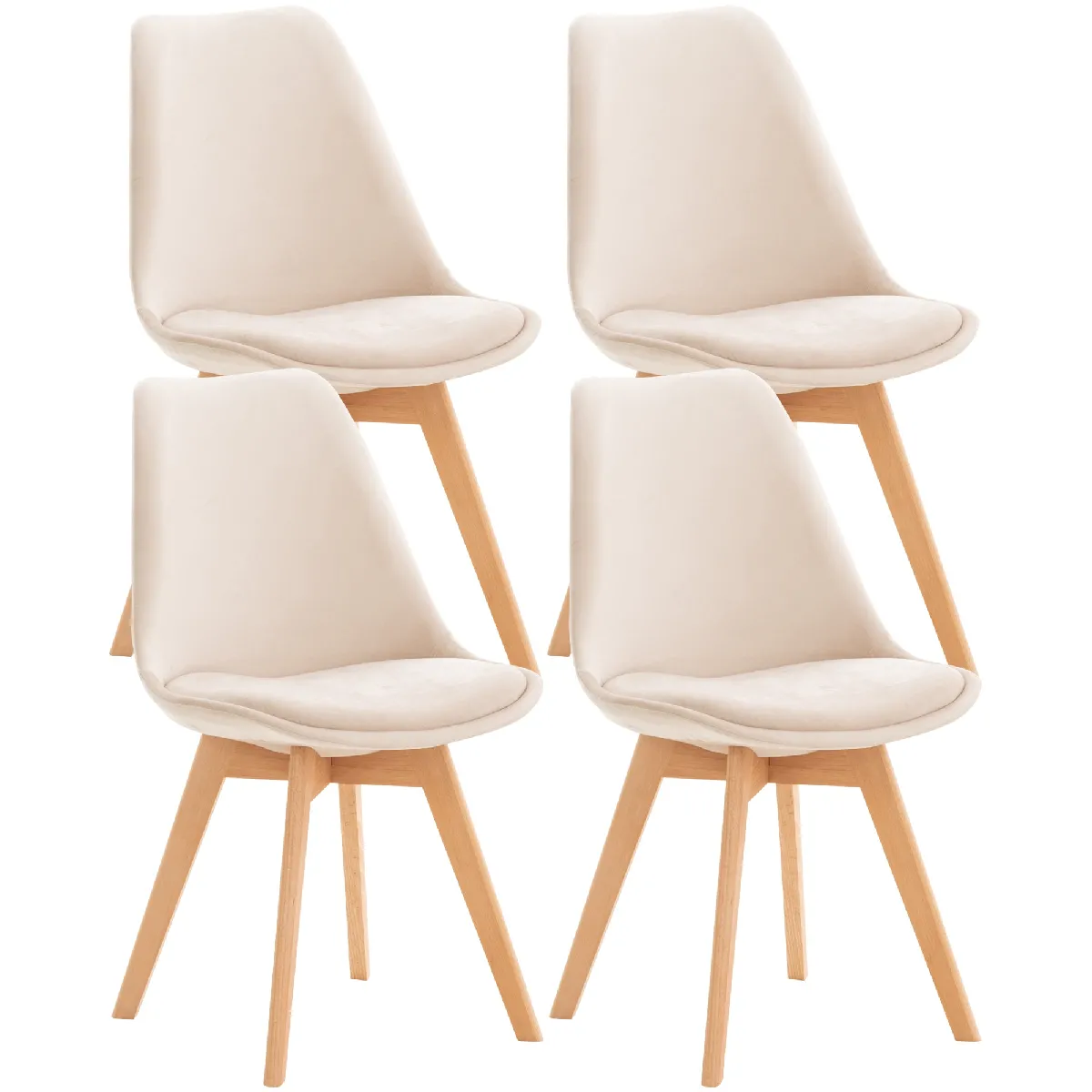 Decoshop26 Chaises Lot de 2 - vue 7
