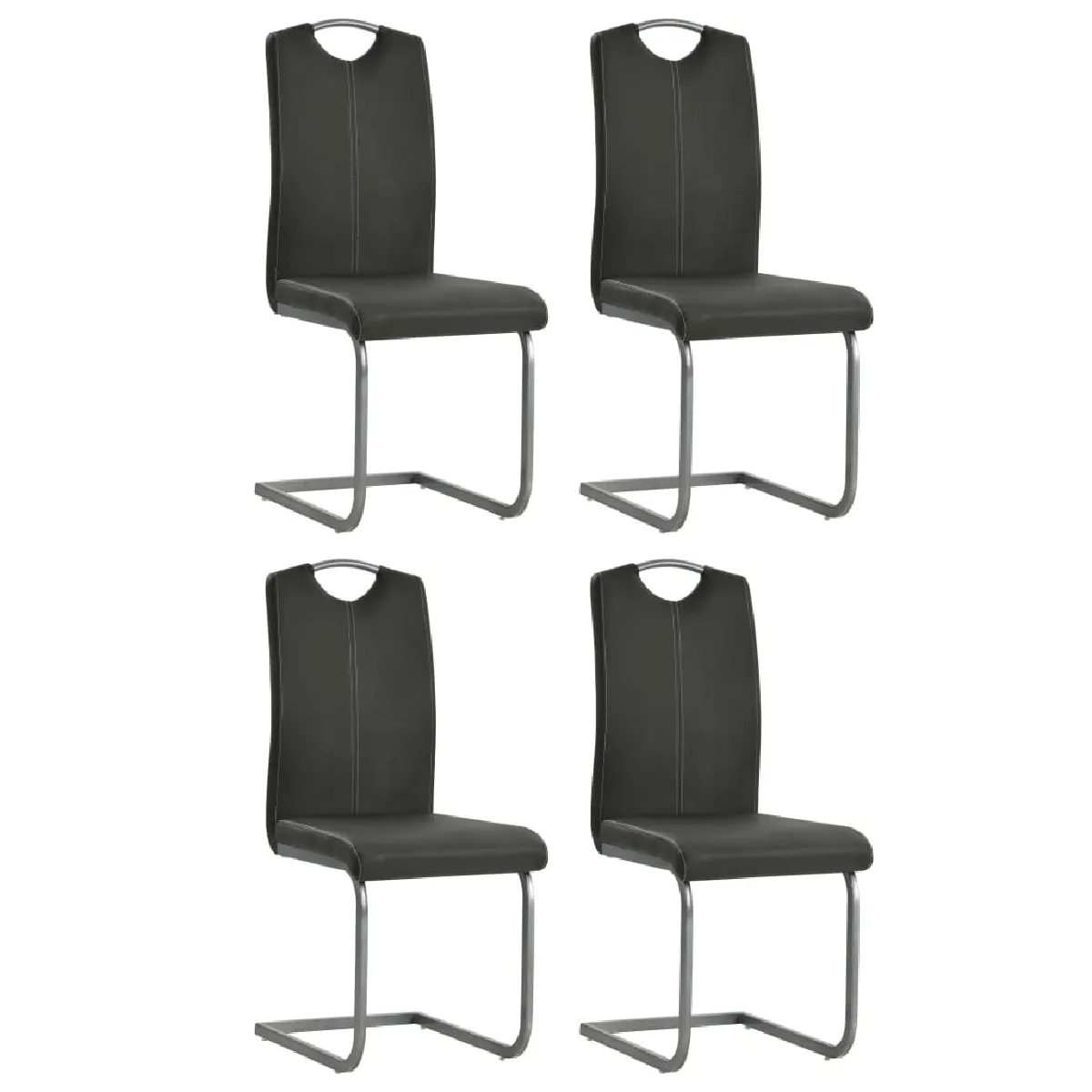 Lot de 6 chaises cantilever - vue 2
