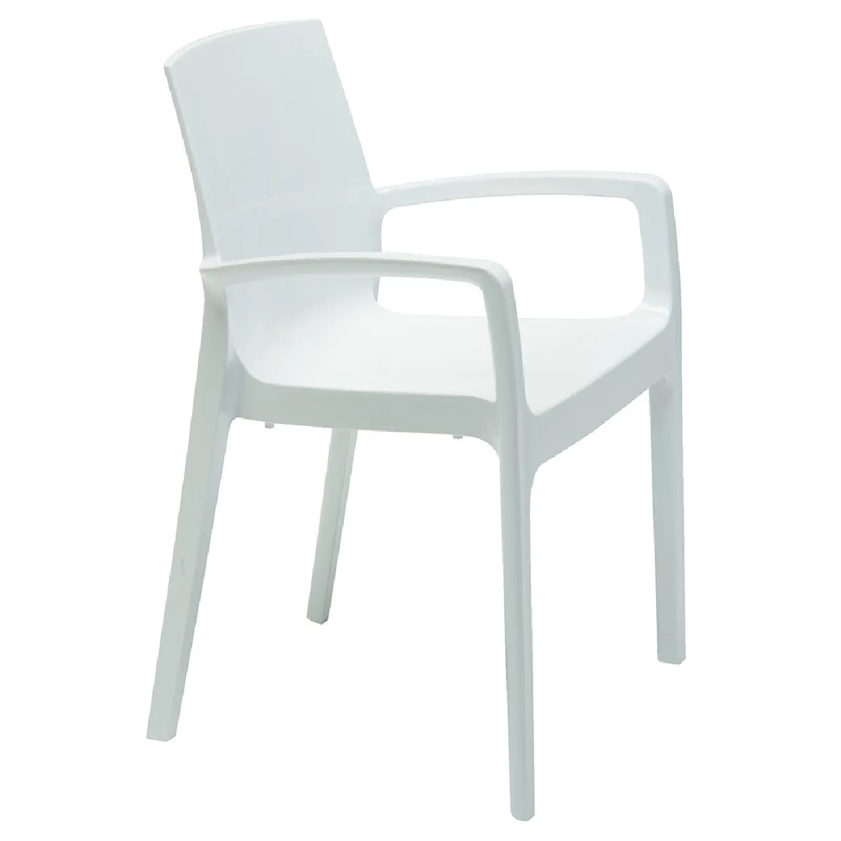 Fauteuil CREAM empilable / Blanc Fauteuil CREAM empilable / Blanc