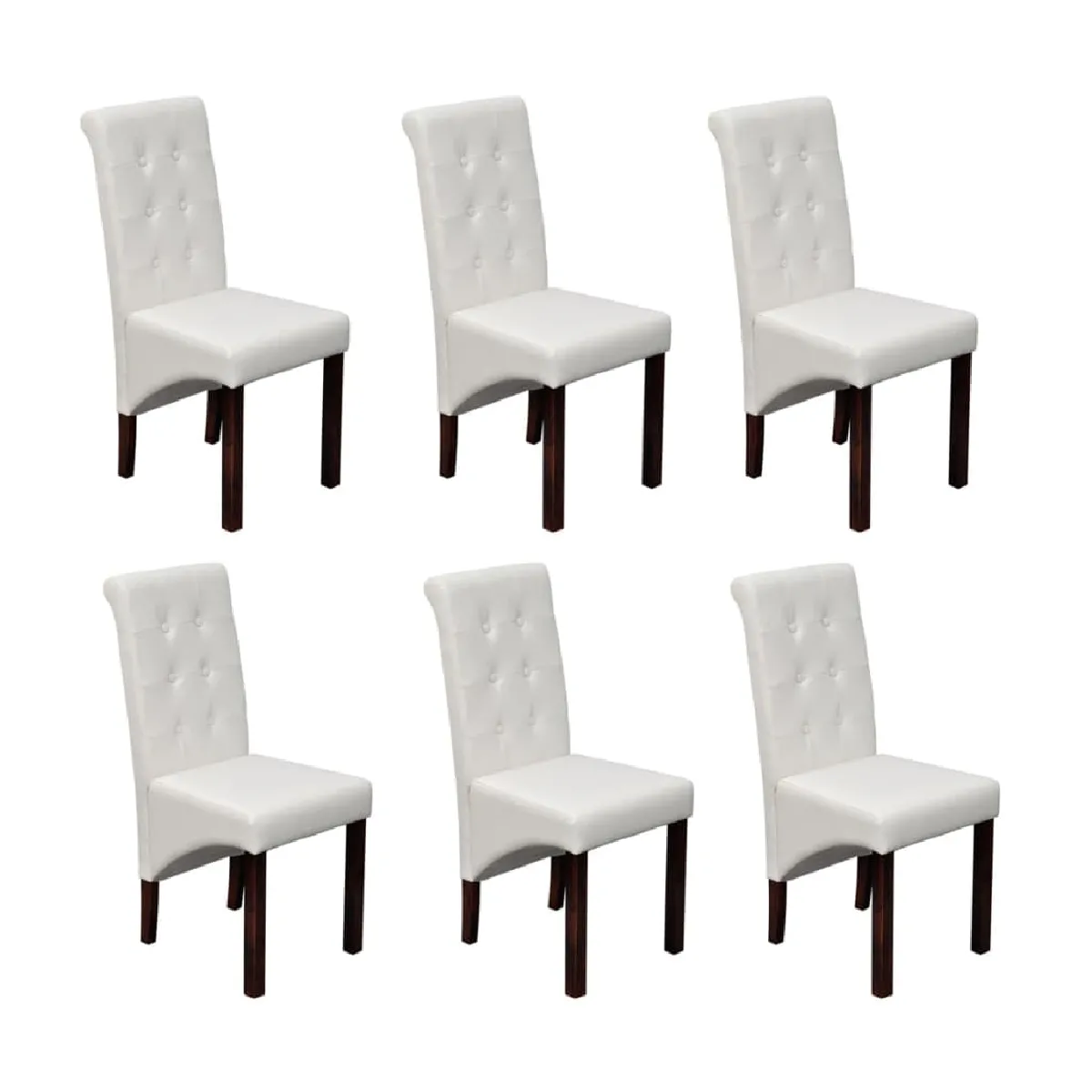VidaXL Chaises similicuir - vue 2
