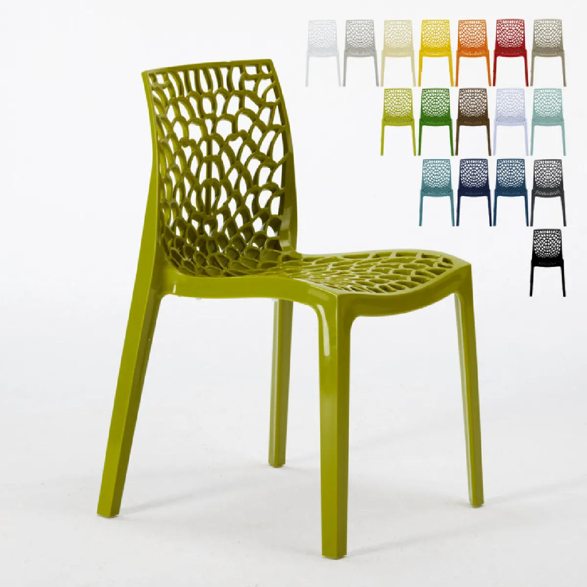Grand Soleil Chaise Gruvyer - Anis Vert