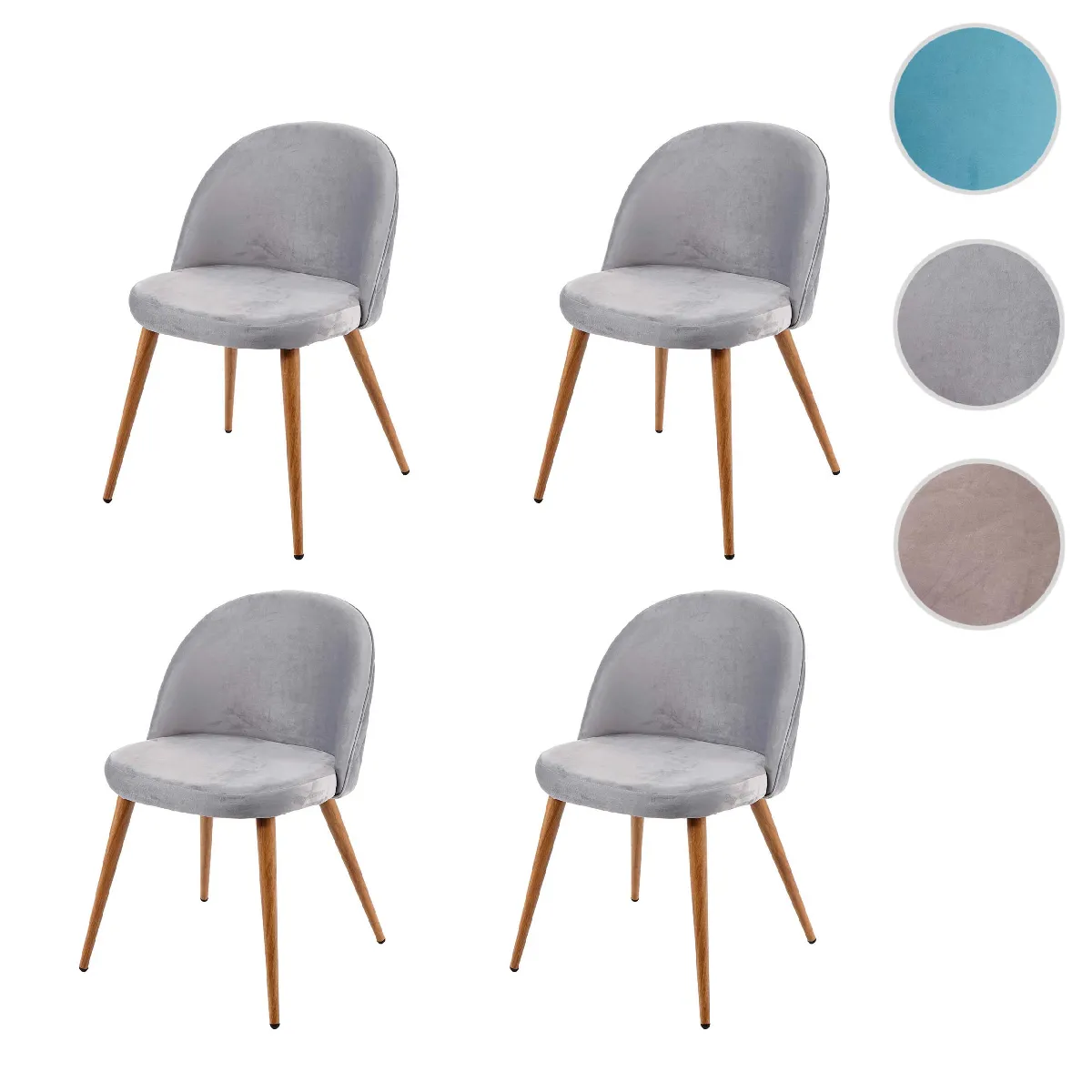 Mendler HWC-D53 - Velours Gris clair