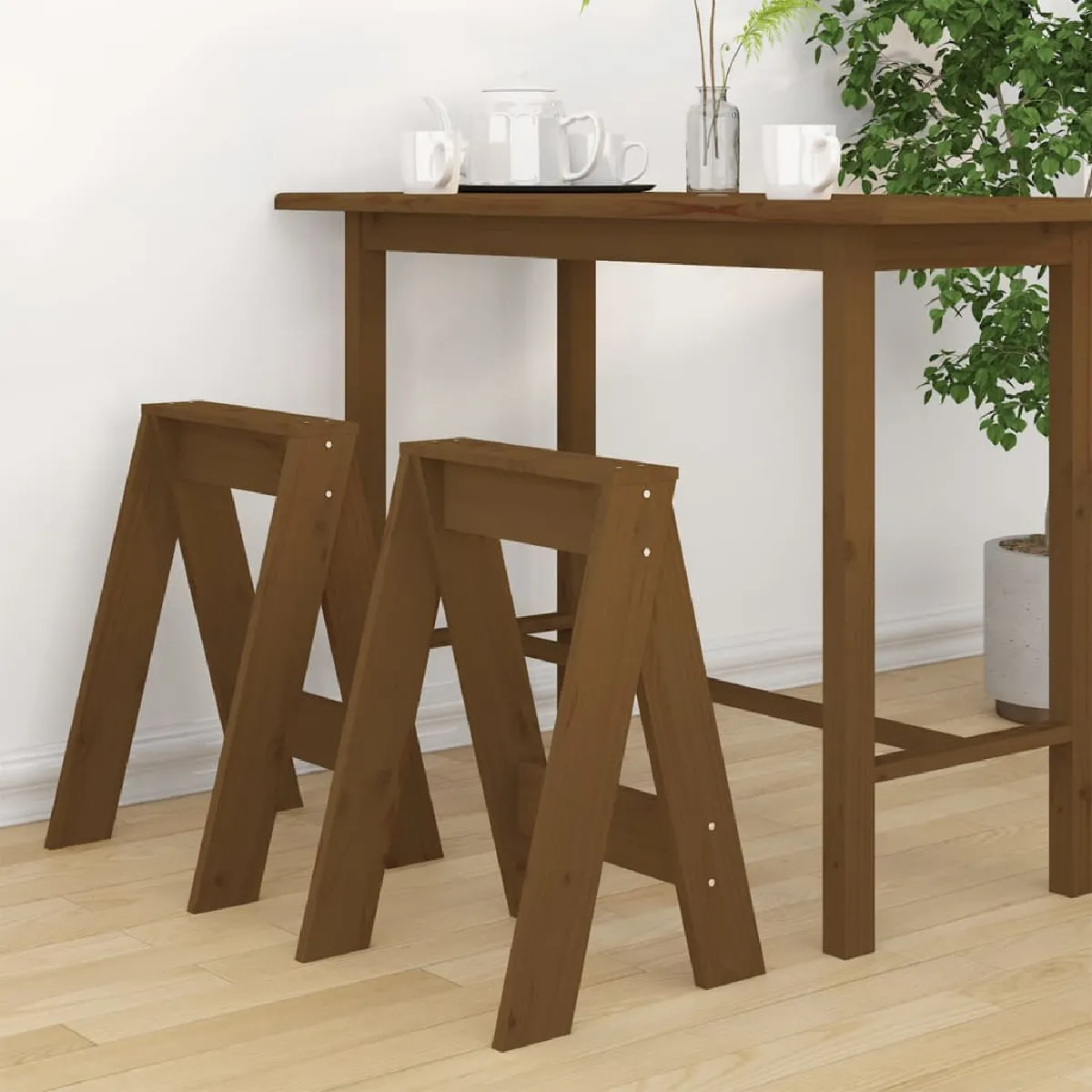 VIDAXL Marron Miel