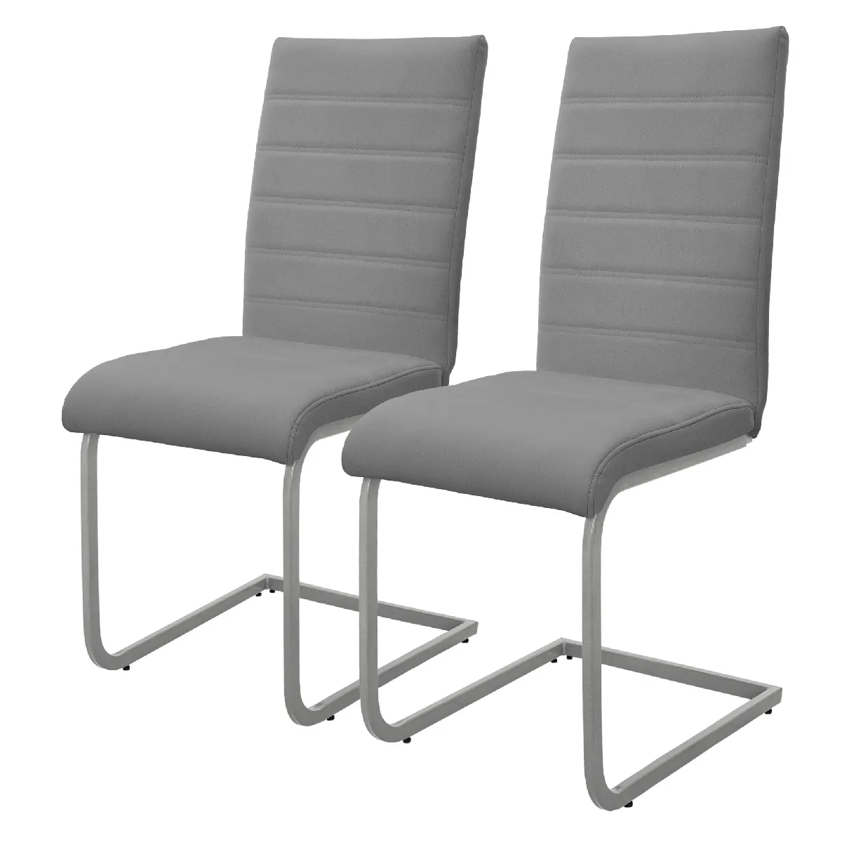 ML-Design Lot de 2 chaises cantilever