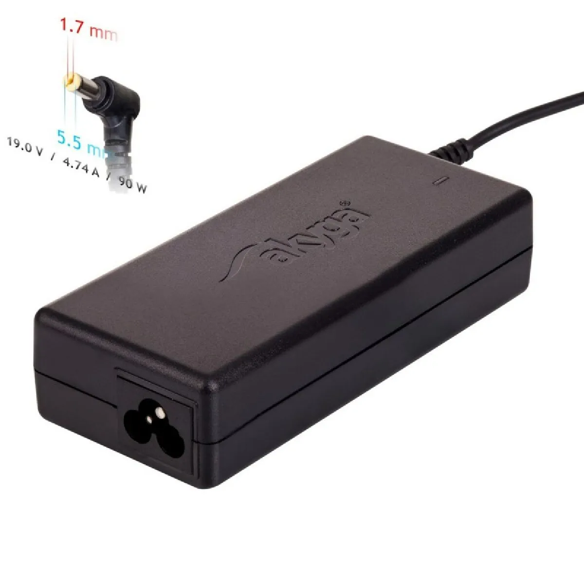 Akyga Chargeur Pc Portable Pour Dell - 90 W