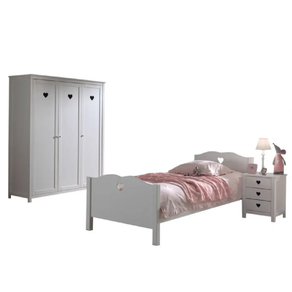 Vipack Chambre enfant Amori - Blanc