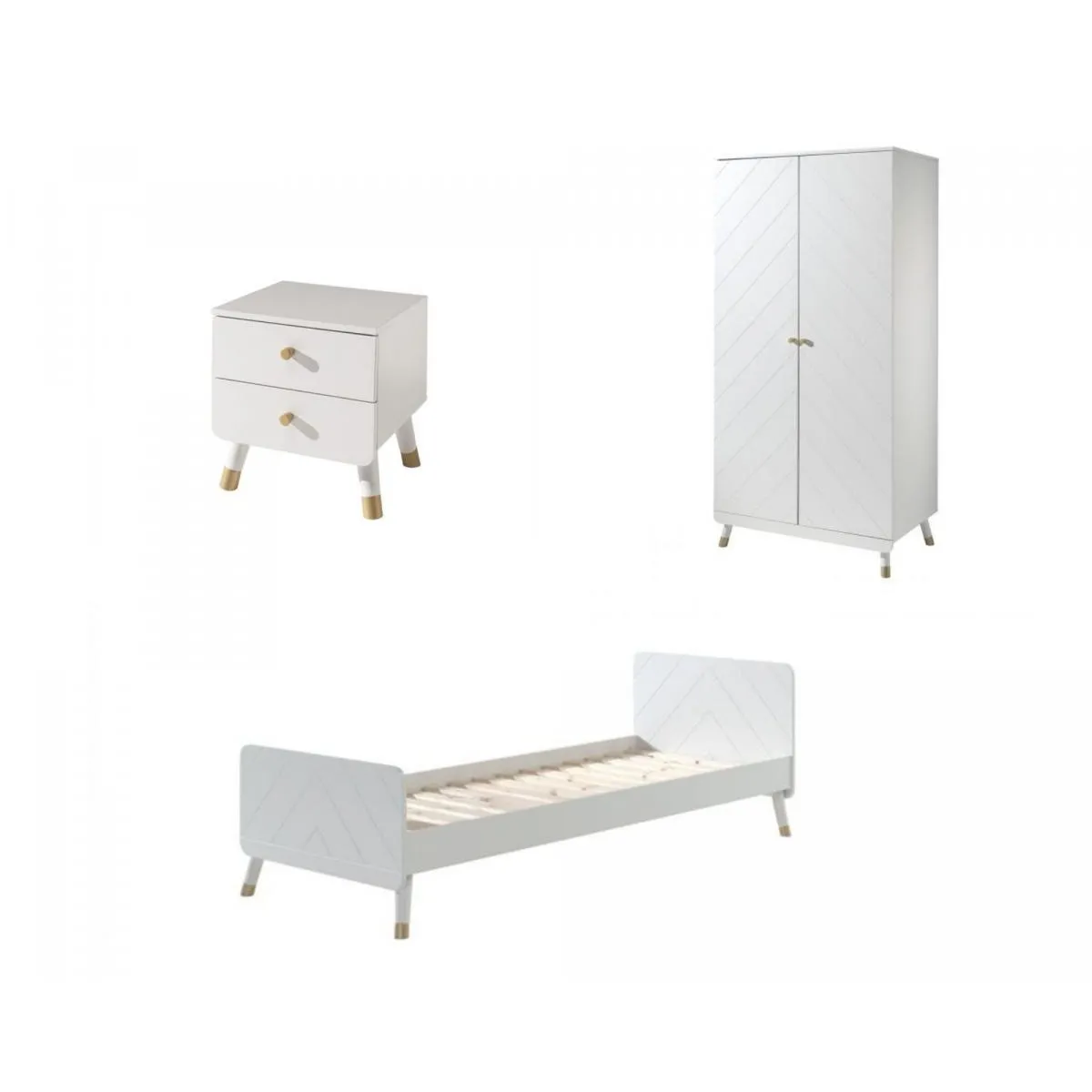 Vipack Ensemble chambre enfant Billy - Marron Vipack Ensemble chambre enfant Billy - Marron