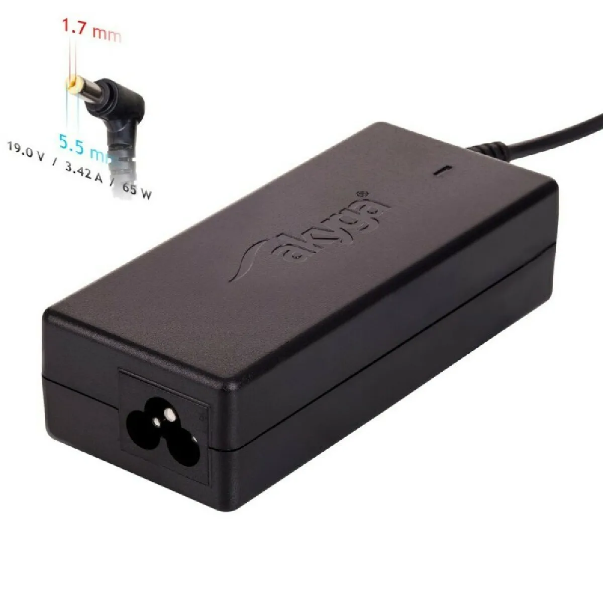 Akyga Chargeur Pc Portable Pour Asus - 65 W - 19 V