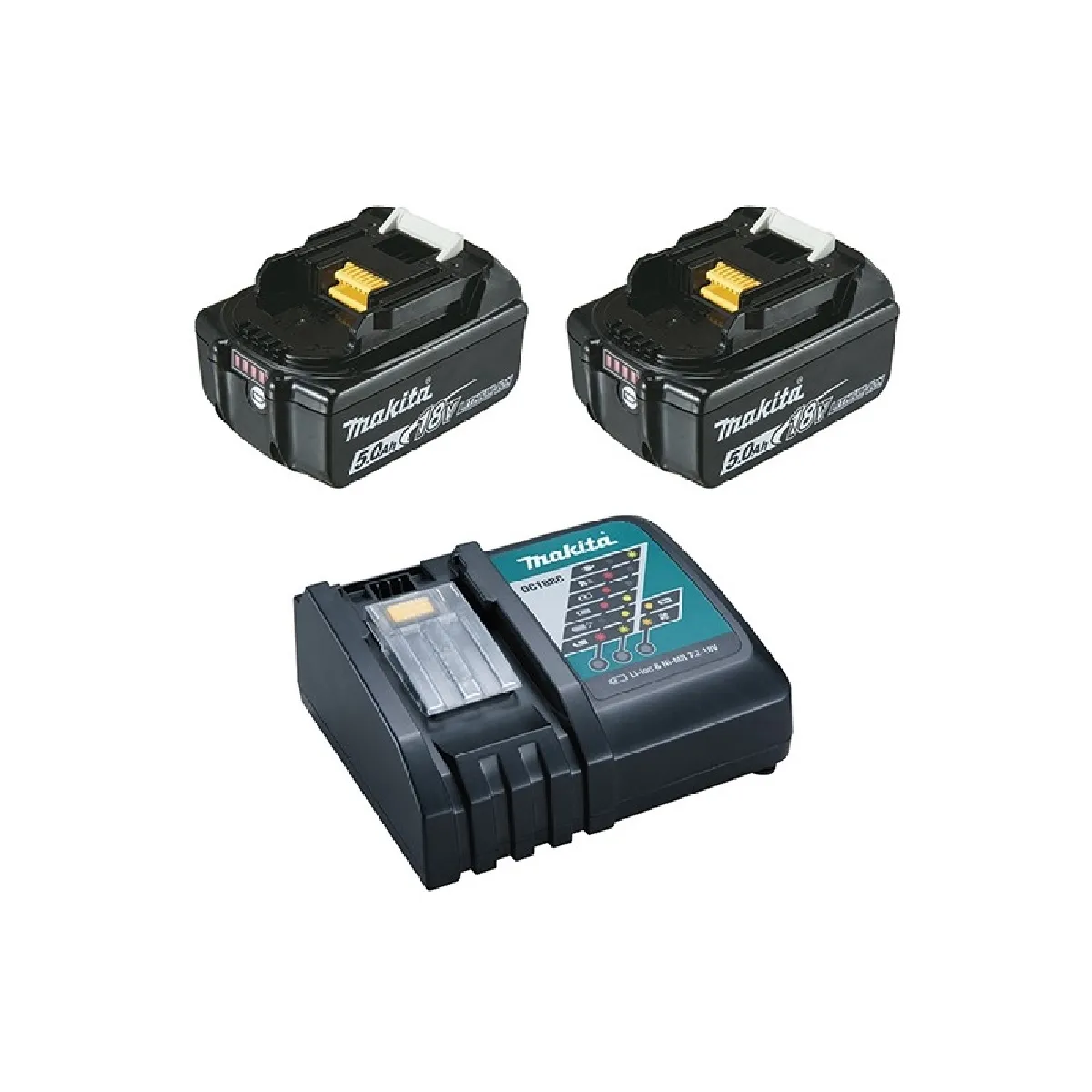 Makita Pack Énergie Li ion BL1850B