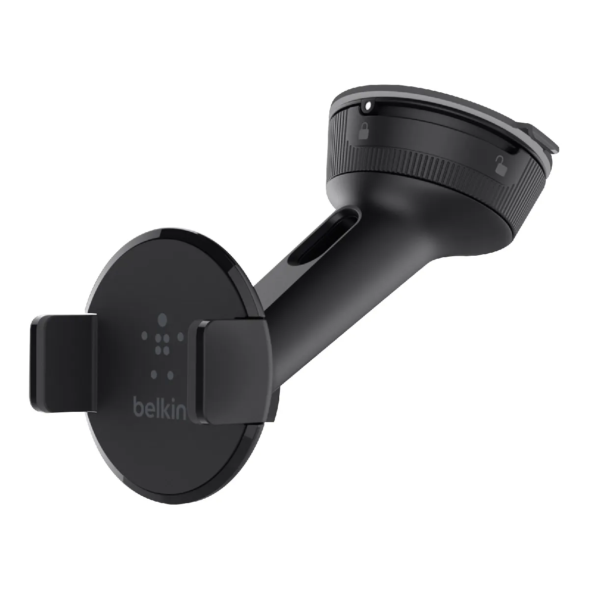 BELKIN  Support voiture Ventouse Tableau de bord ou Pare-brise Rotatif 360&deg; Noir