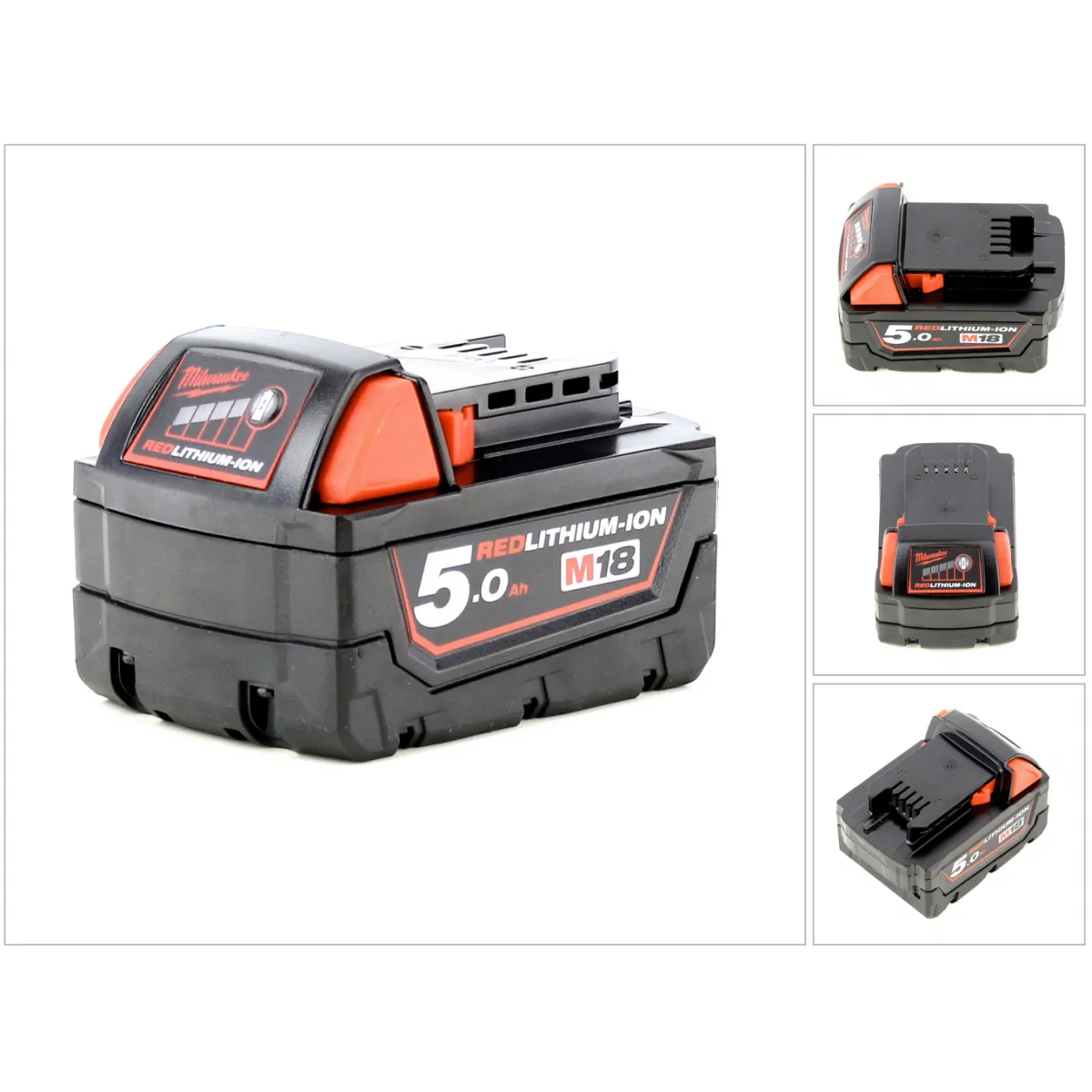 Milwaukee - Batterie M18 B5 - 18V - 5Ah - Red Lithium - Image 4