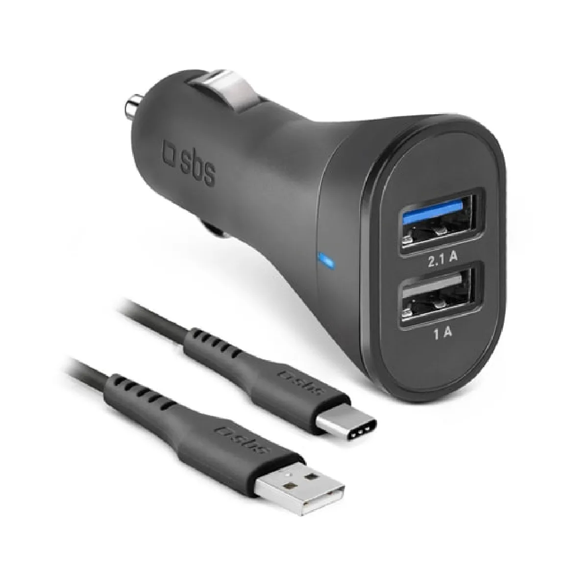 Sbs Chargeur Voiture Usb Double - 10 W