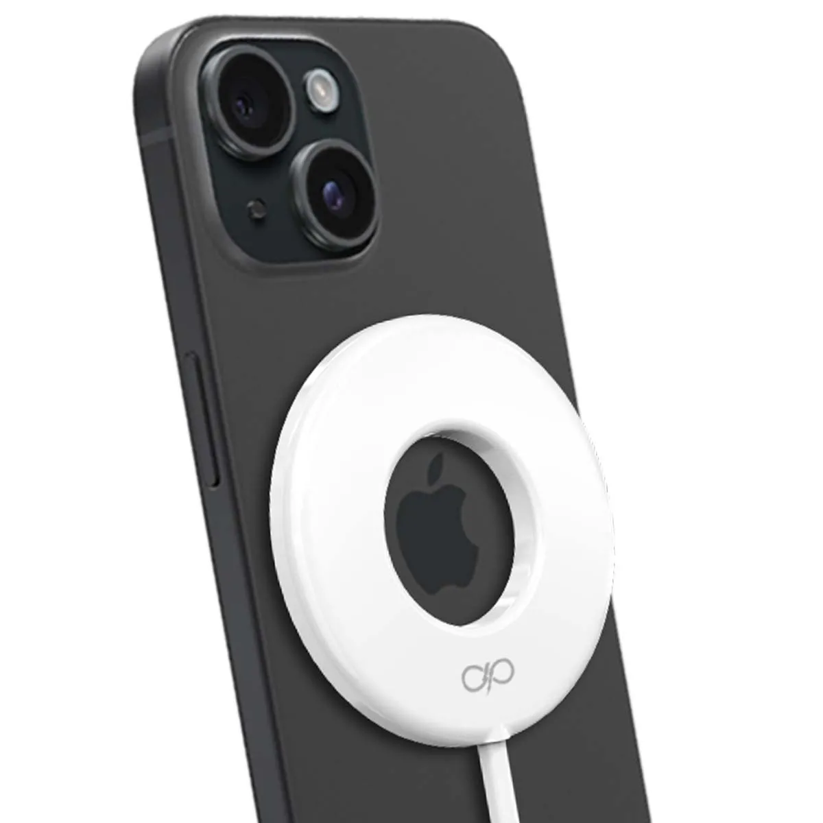 Force Blanc Power Chargeur Induction Anneau Compatible Magsafe 15W