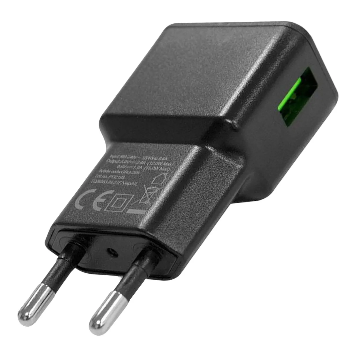 GENERIQUE - Adaptateur Secteur USB - 12 Watt - 2.4 A - Noir - Image 3