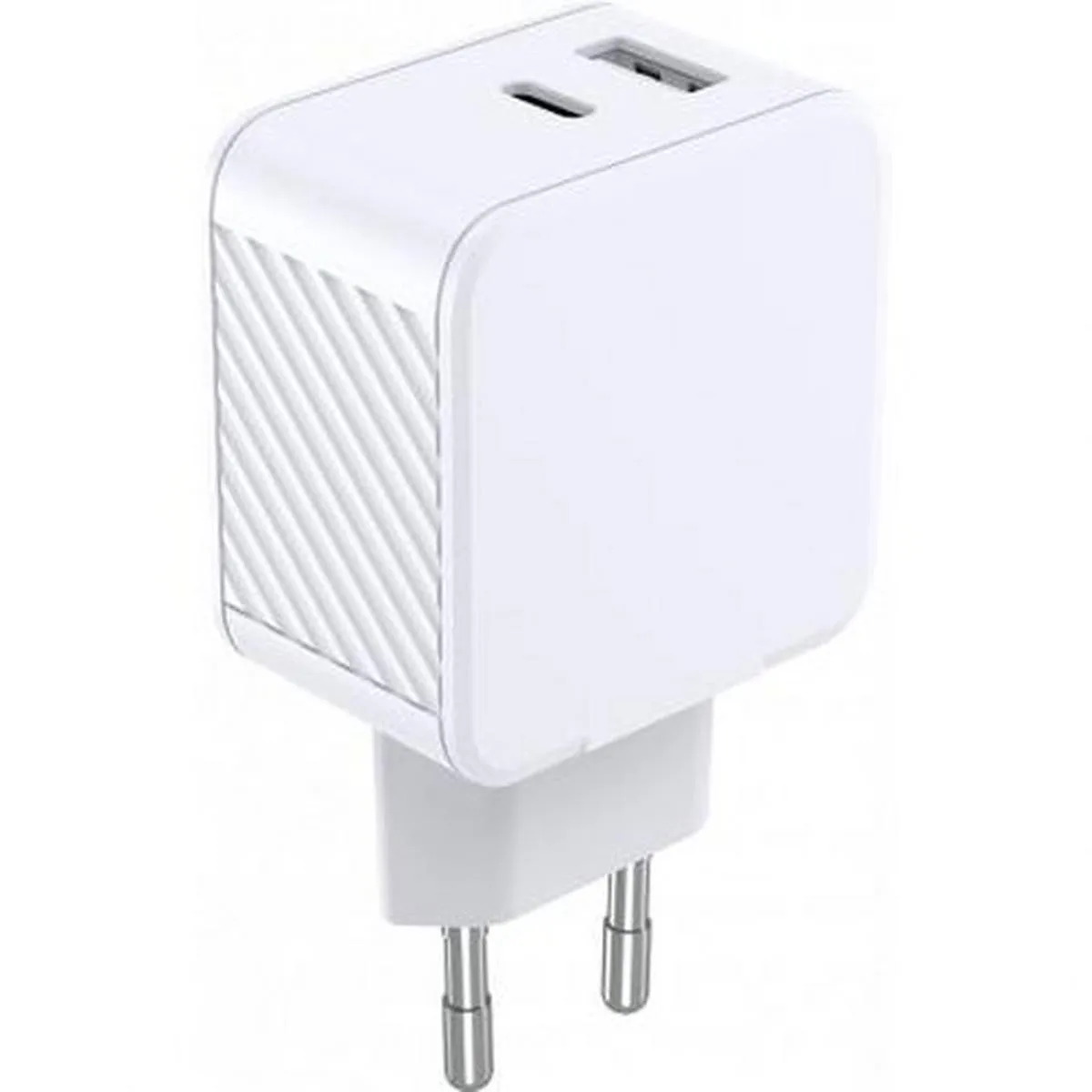 Bigben Blanc Connected Double Chargeur Secteur Usb A+C 32W (12+20W) Power Delivery
