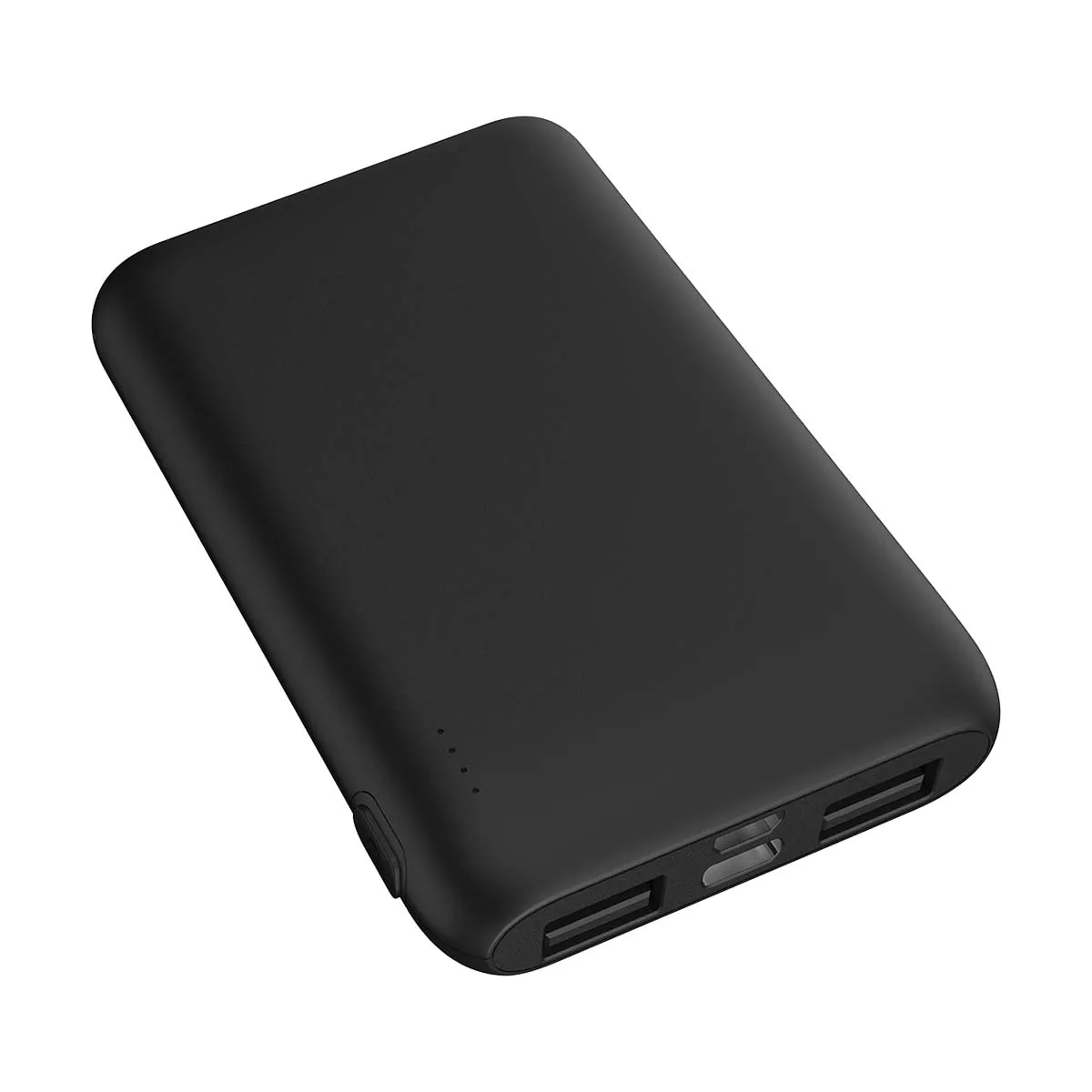 Wow Noir Powerbank Usb A+A+C 10000Mah Fastcharge + Câble Usb A/Usb C