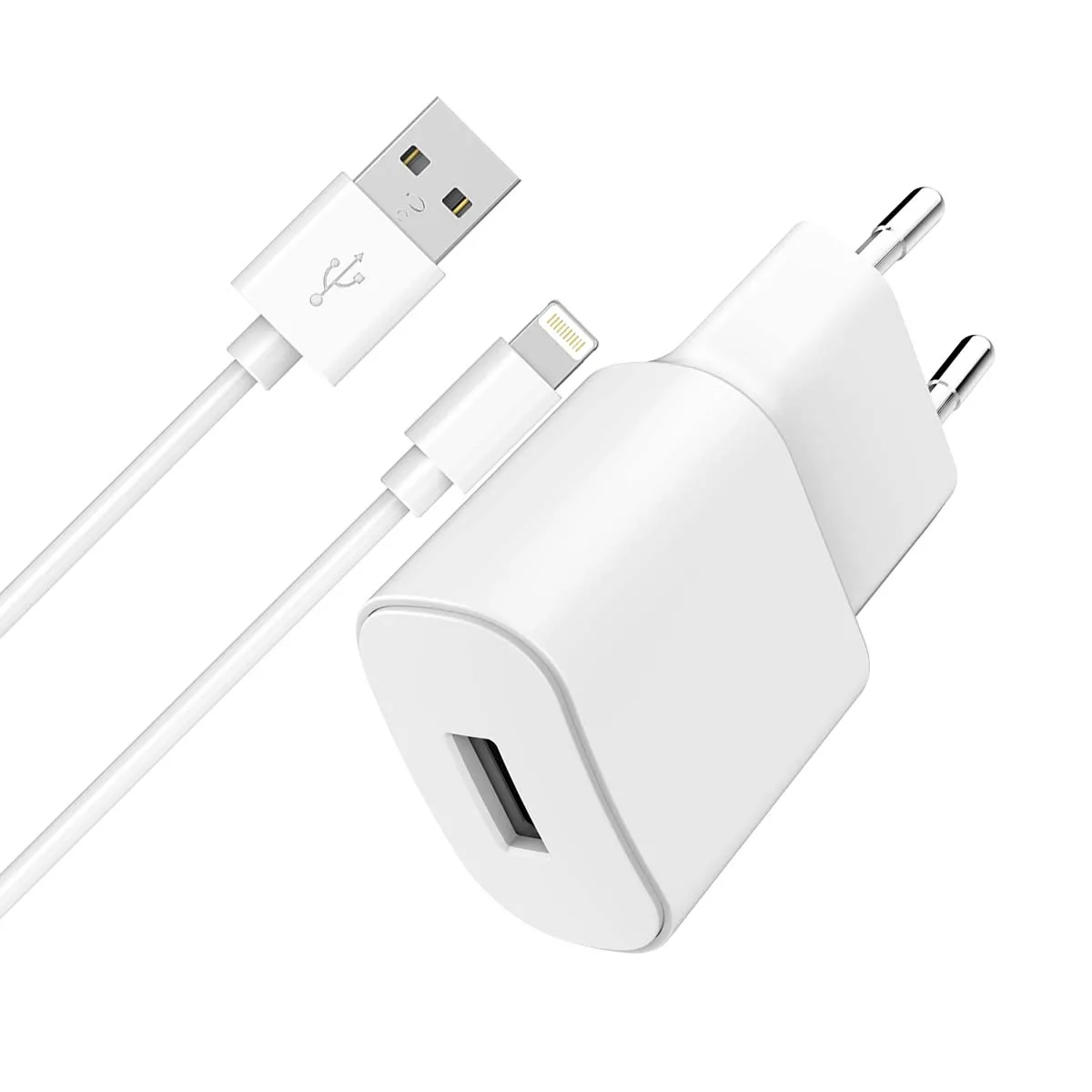 Wow Blanc Chargeur Secteur Usb A 2.4A