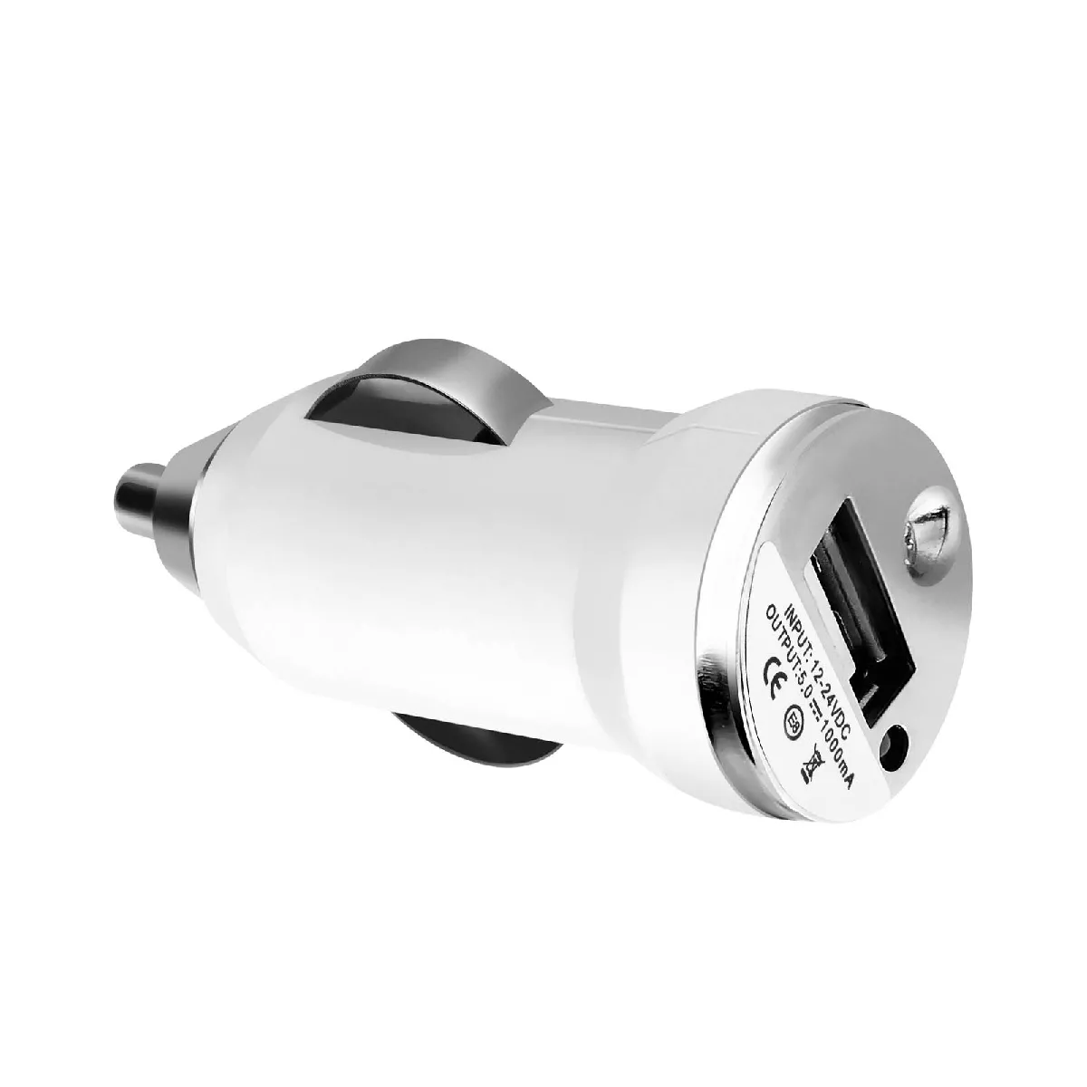 Avizar Blanc Chargeur Voiture Allume-Cigare Led