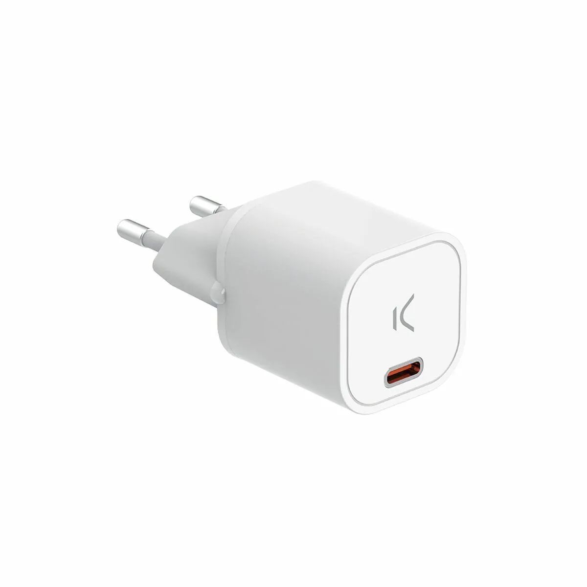 Ksix Blanc Chargeur Secteur Gan 30 W Mini Pps Power Delivery Charge Rapide Port Usb-C - Image 3